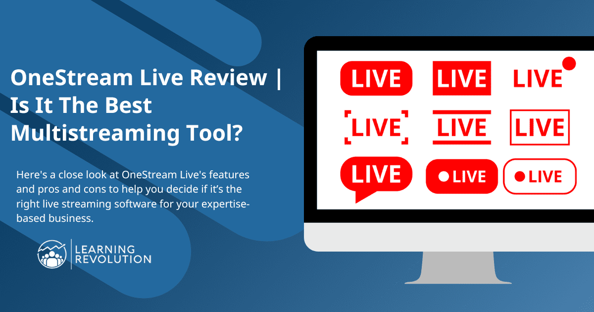 Onestream Live Video Multistreaming Software Review  